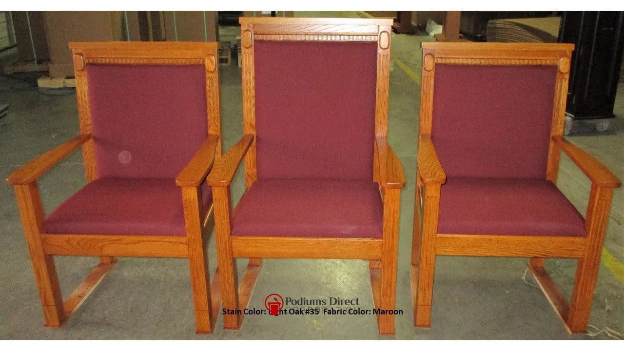 Clergy Church Chair 822AS Series 44" Height Side Chair