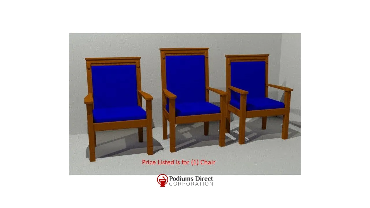 Clergy Church Chair 822AS Series 44" Height Side Chair