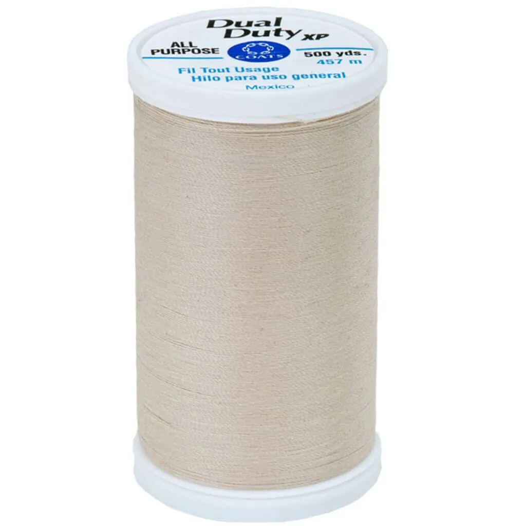 Coats Dual Duty XP General Purpose Thread 500yd Ecru