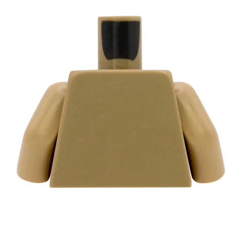 Feminine Open Collar Shirt - Custom Design Minifigure Torso