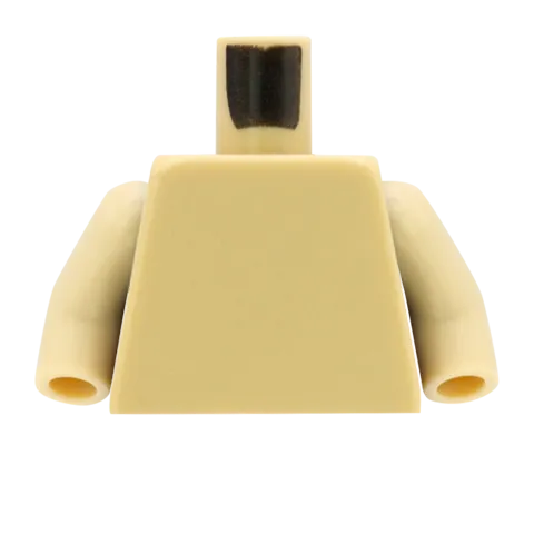 Feminine Open Collar Shirt - Custom Design Minifigure Torso