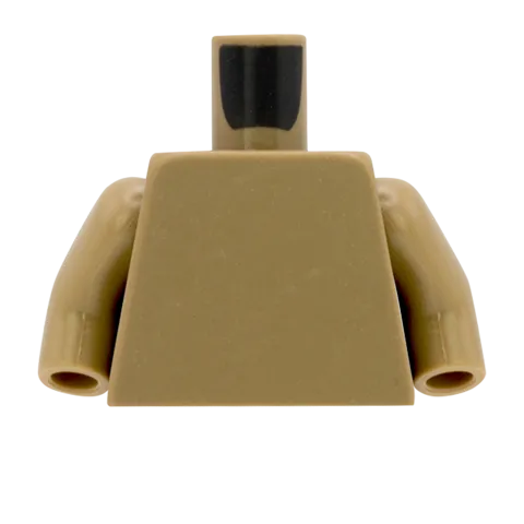 Feminine Open Collar Shirt - Custom Design Minifigure Torso