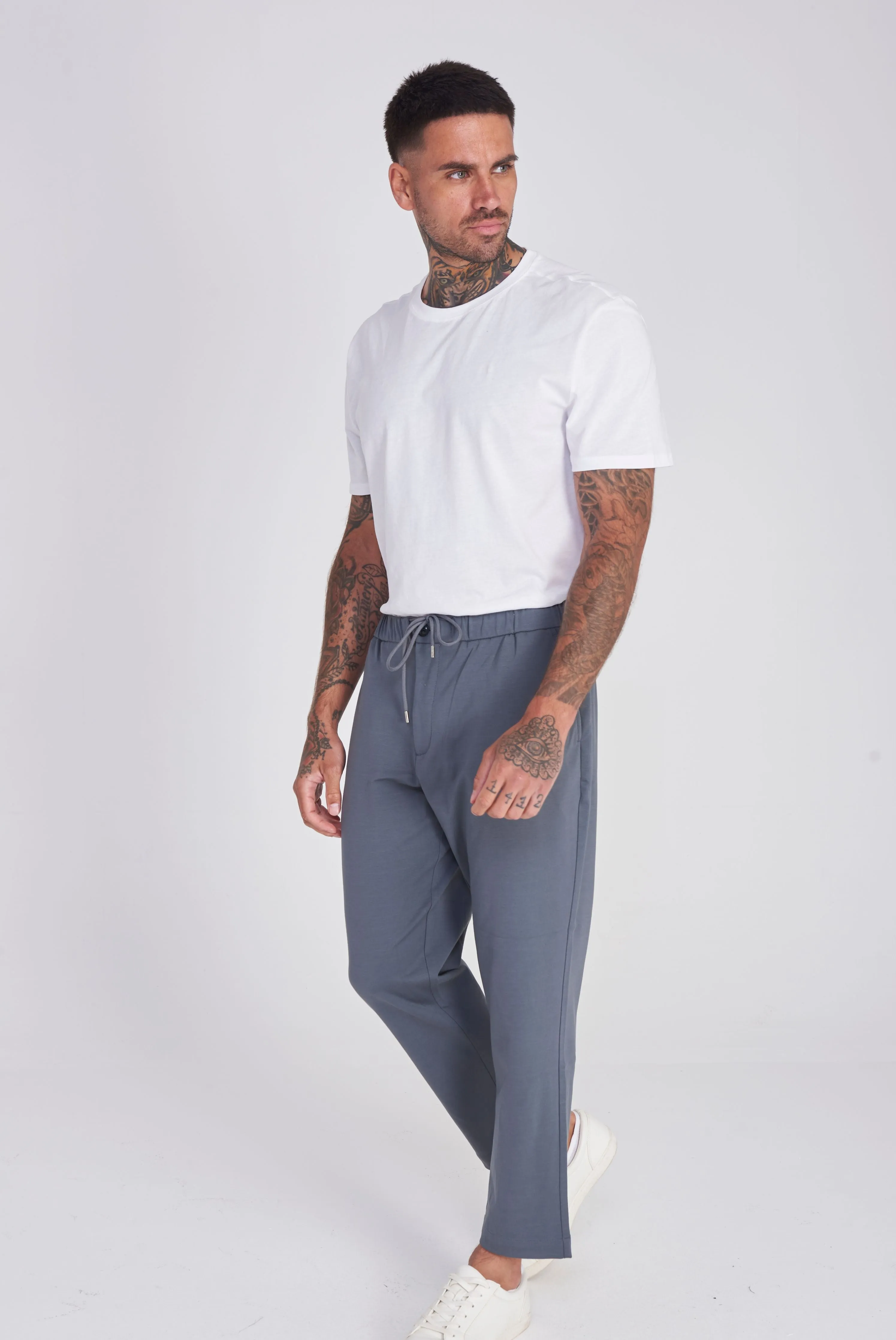 Gijon Harry Brown Trouser in Charcoal