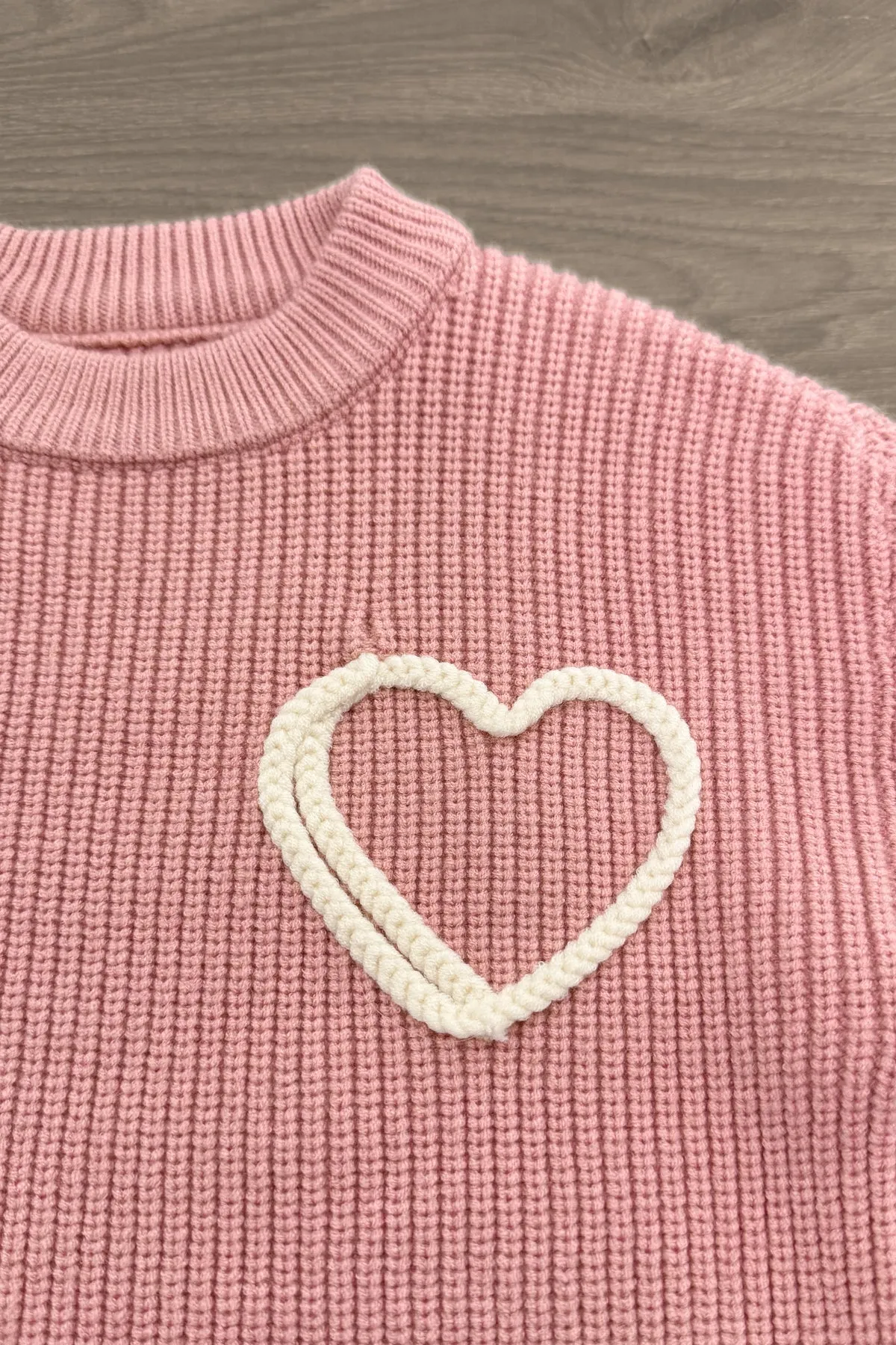 Heart Knit Sweater - Boy or Girl