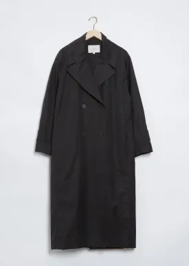 Hirst Cotton Blend Coat — Darkest Navy