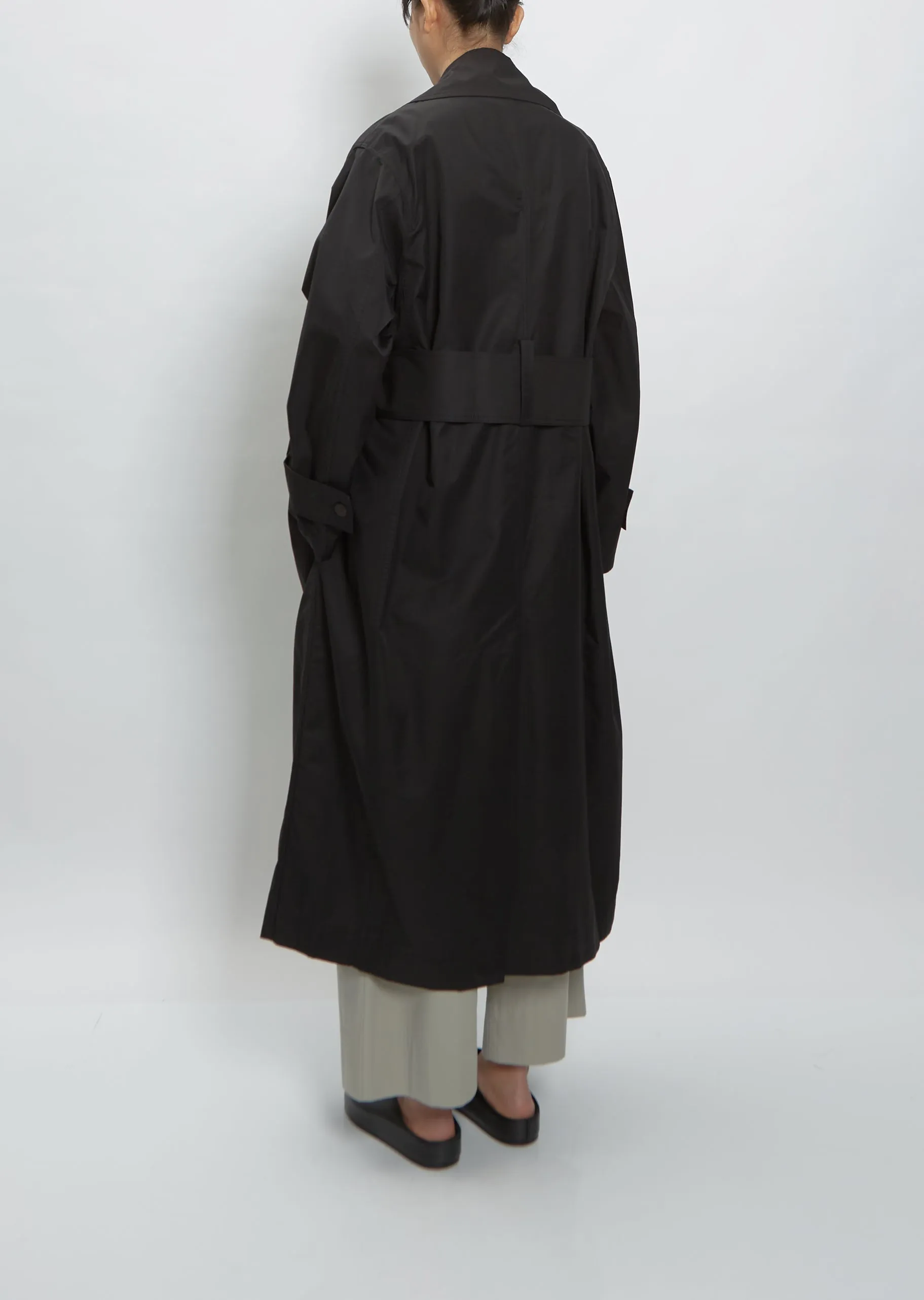 Hirst Cotton Blend Coat — Darkest Navy