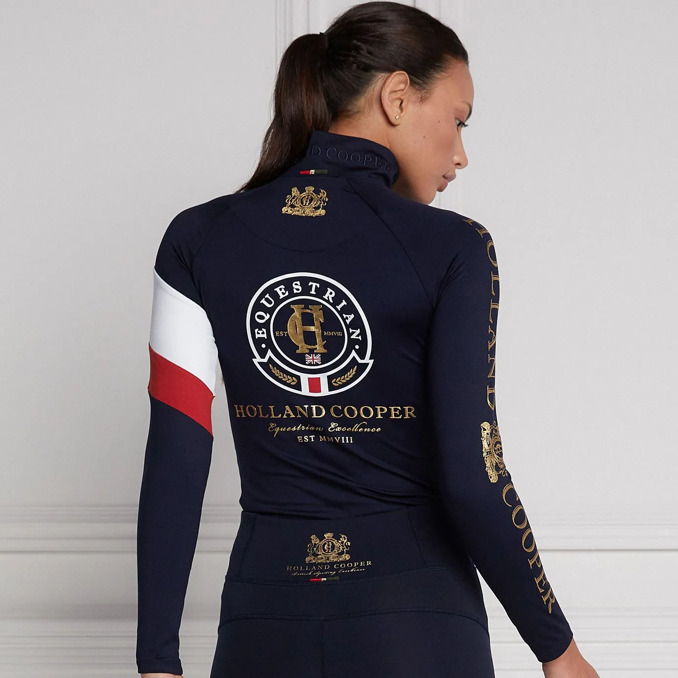 Holland Cooper Heritage Base Layer - Ink Navy