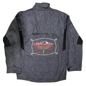 Men's Ranch Clothing Windbreaker Embroidered Zipped Coat