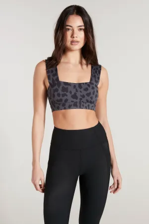 Oversized Cheetah Sports Bra