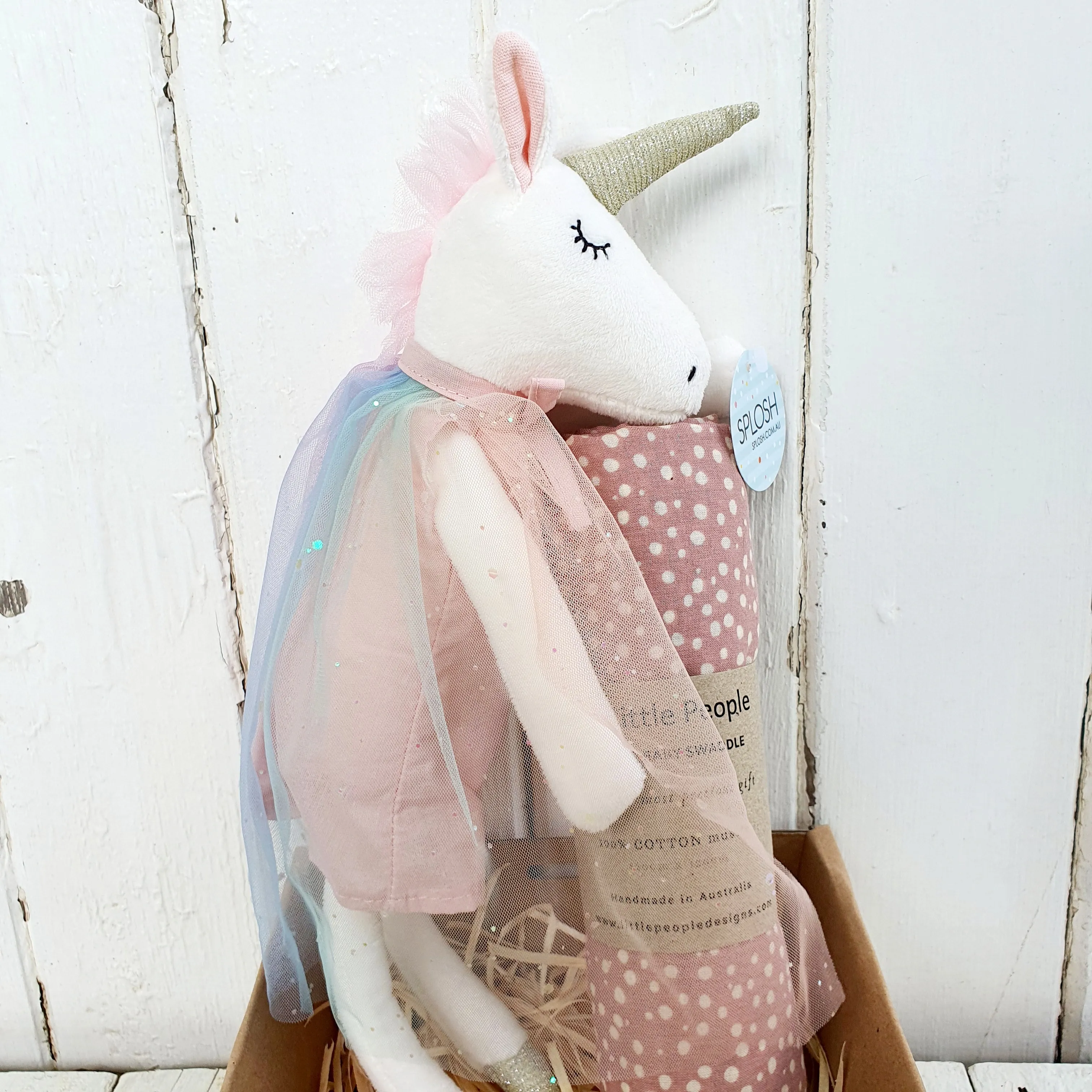 Rainbow Unicorn - Baby Gift Box