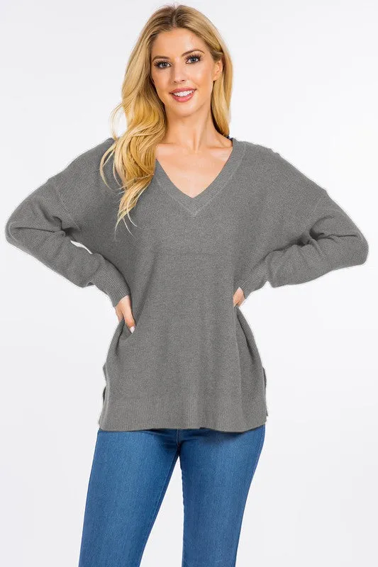 Shirt- Heather Dreamers Sweater love Charlie-Coal and Mocha are here!