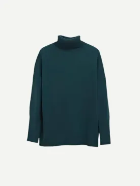 The Relaxed Polo in Bottle Green