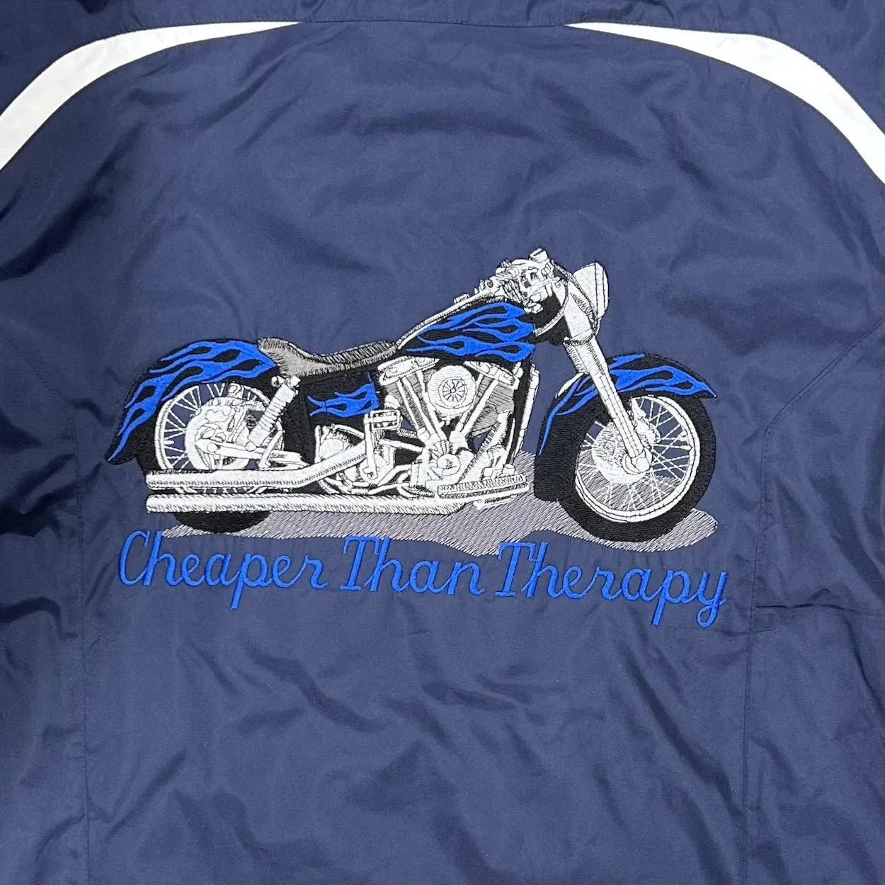 Windbreaker Custom Embroidered Bike Mens Jacket