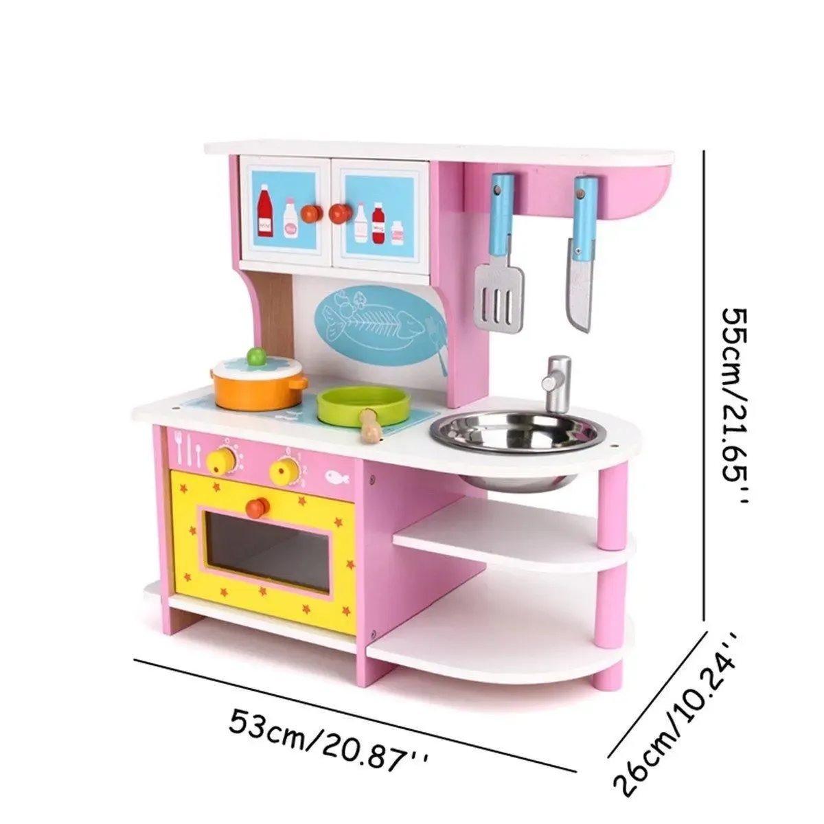 Wooden Kitchen Set