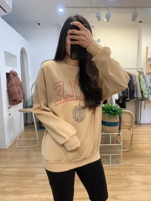 YALE Beige Jumper